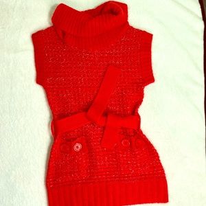 CherryStix Girls Red Dress for 24 month